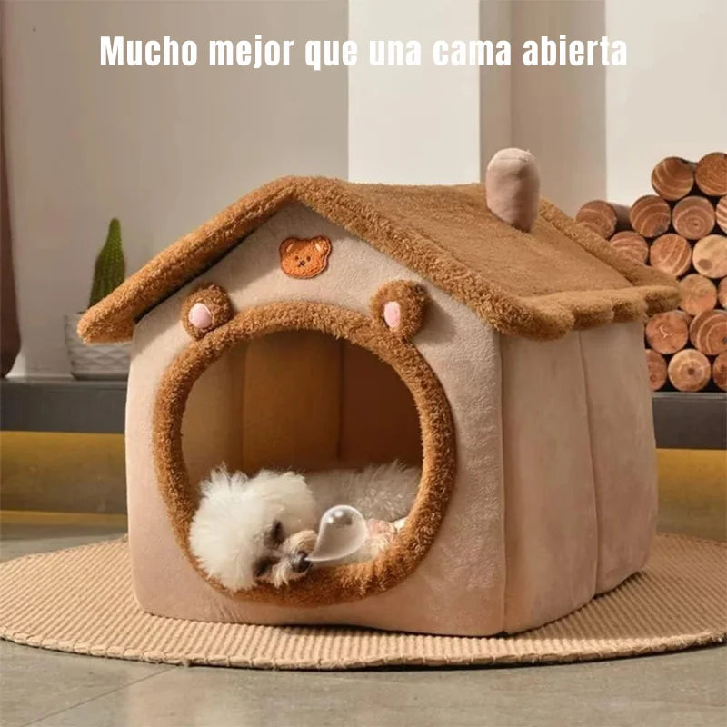 Casa Cueva para Gatos y Perros Pequeños