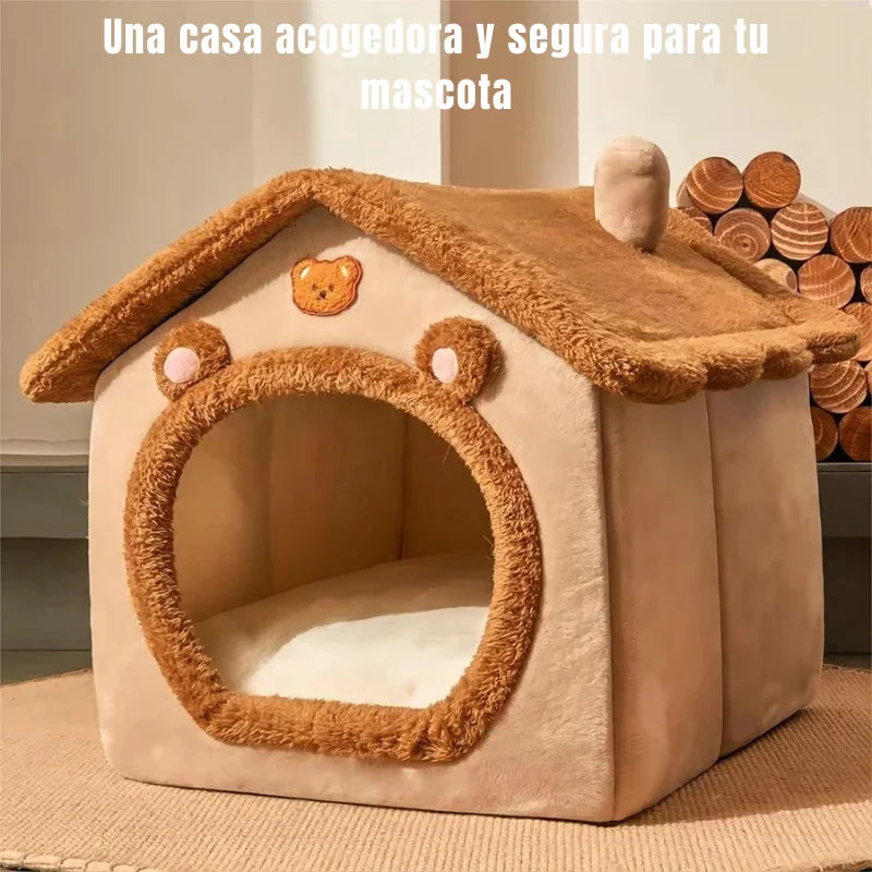 Casa Cueva para Gatos y Perros Pequeños