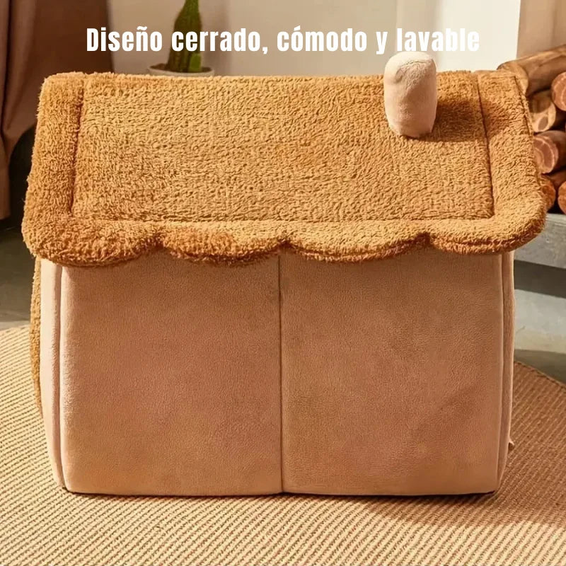 Casa Cueva para Gatos y Perros Pequeños