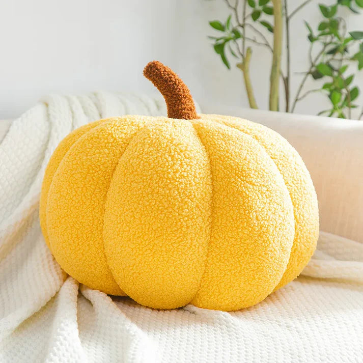 Cojín Calabaza 20cm Amarillo