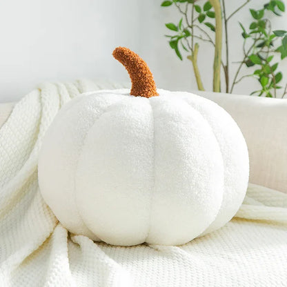 Cojín Calabaza 20cm Blanco