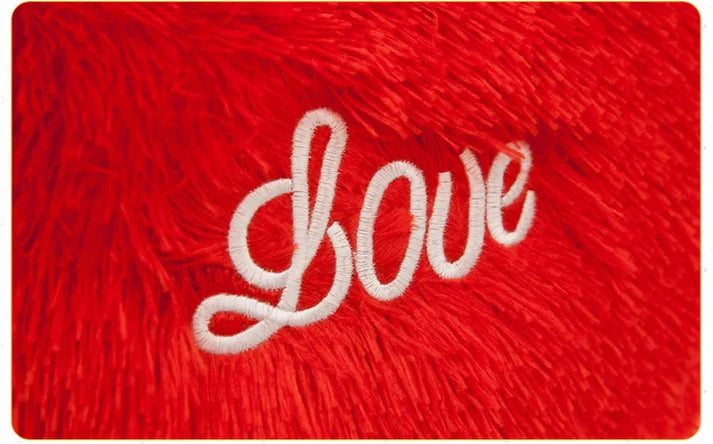 Cojín Corazón Rojo Impreso Love
