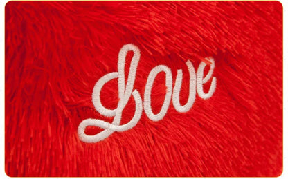 Cojín Corazón Rojo Impreso Love