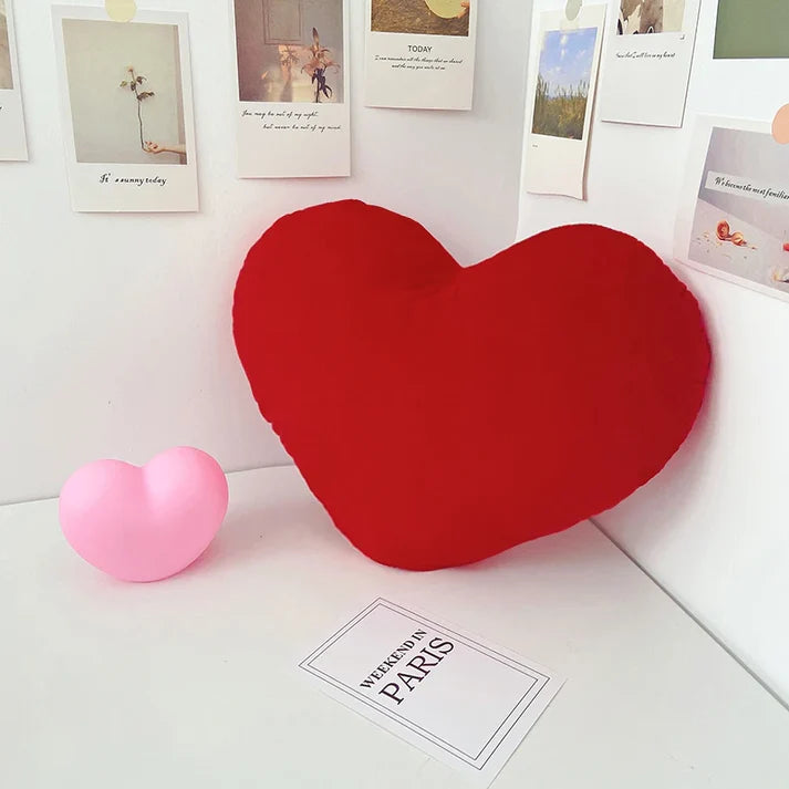 Cojín Corazón Rosa