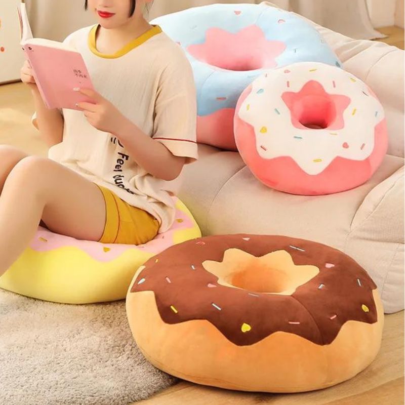 Cojín Infantil de Suelo en Forma de Donuts