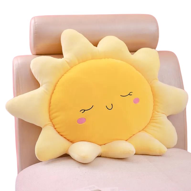 Cojín Infantil en Forma de Sol y Nube