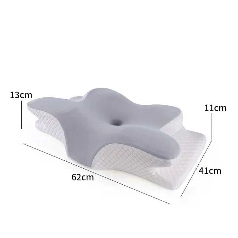 Cojín cervical ergonómico en forma de mariposa