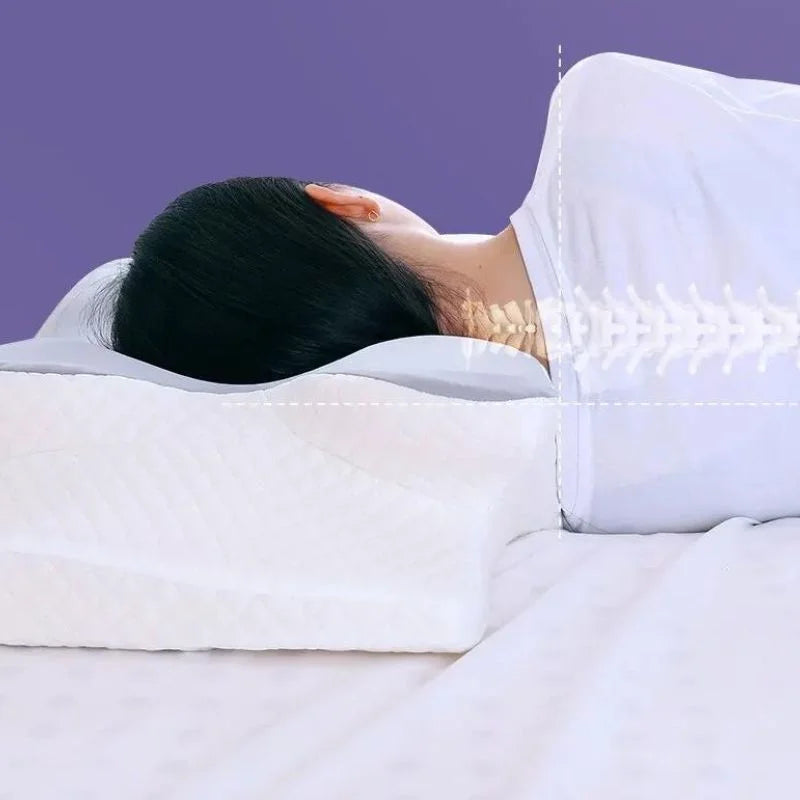 Cojín cervical ergonómico en forma de mariposa