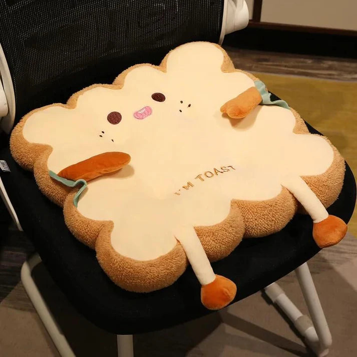 Cojín de Silla Toast Mignon y Original en Forma de Pan Tostado