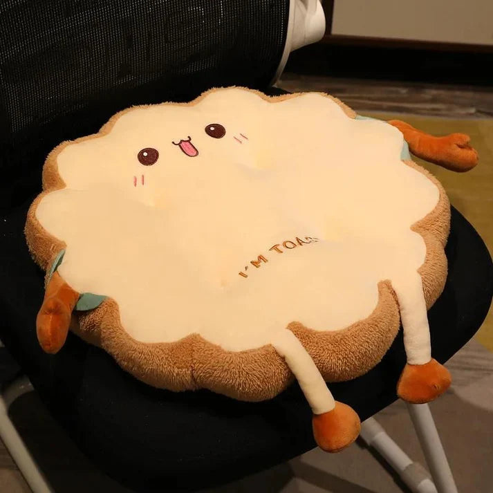 Cojín de Silla Toast Mignon y Original en Forma de Pan Tostado