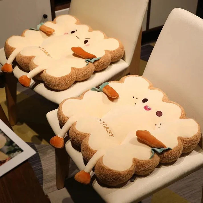 Cojín de Silla Toast Mignon y Original en Forma de Pan Tostado