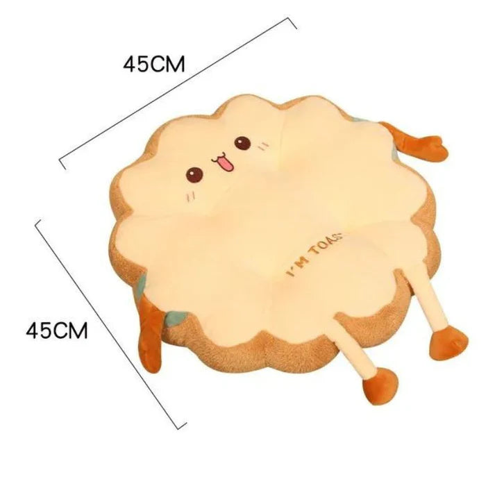 Cojín de Silla Toast Mignon y Original en Forma de Pan Tostado