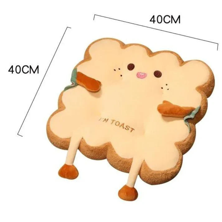 Cojín de Silla Toast Mignon y Original en Forma de Pan Tostado