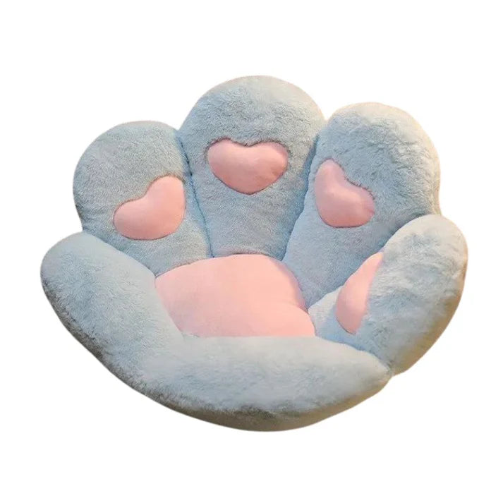 Cojín de Silla de Peluche en Forma de Pata de Gato