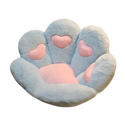 Cojín de Silla de Peluche en Forma de Pata de Gato