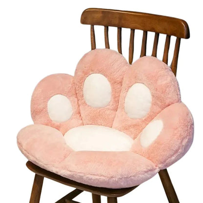 Cojín de Silla de Peluche en Forma de Pata de Gato