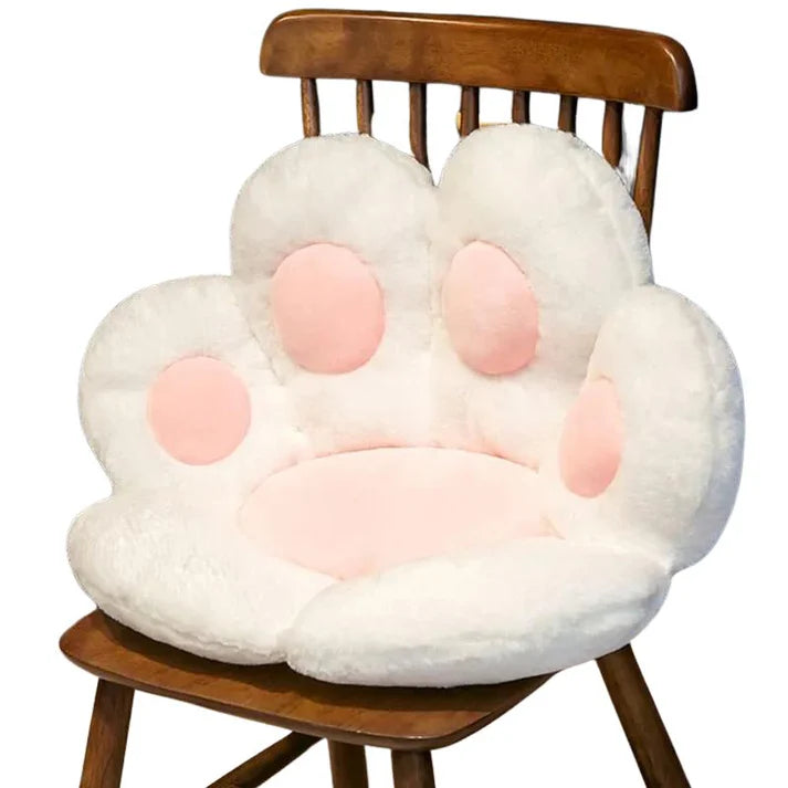 Cojín de Silla de Peluche en Forma de Pata de Gato