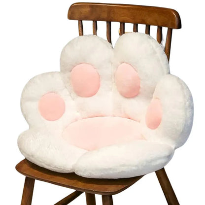 Cojín de Silla de Peluche en Forma de Pata de Gato