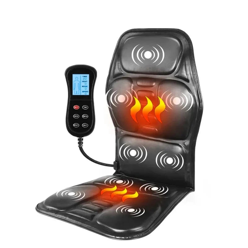 Cojín de asiento masajeador por vibración y calefacción