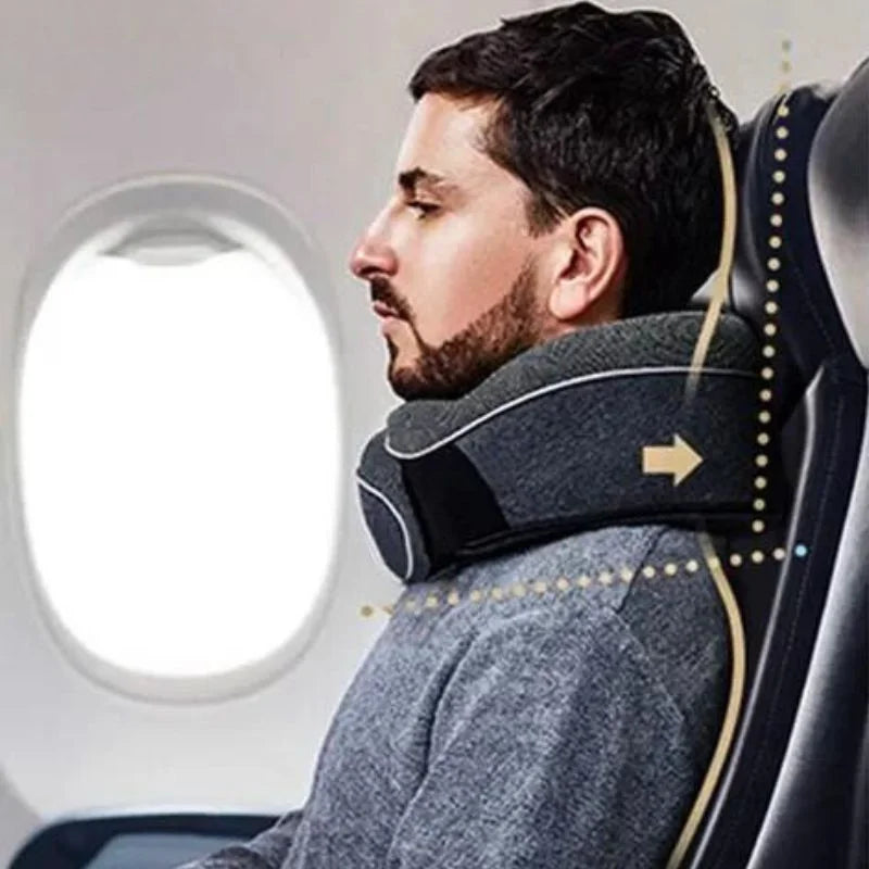 Cojín de avión con memoria de forma