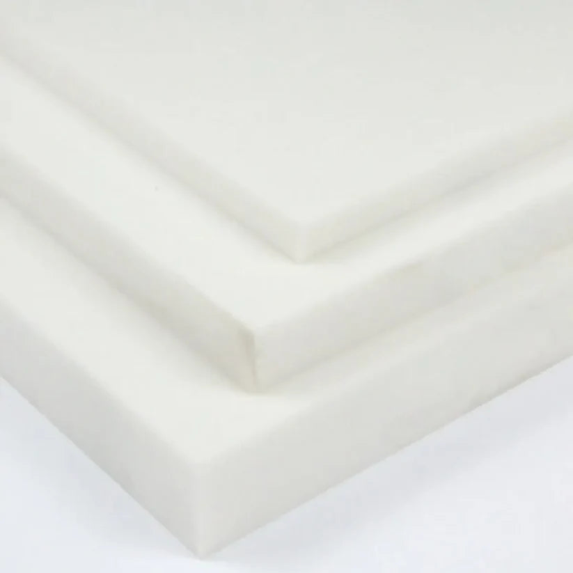 Cojín de Silla de Espuma, Blanco y Cuadrado