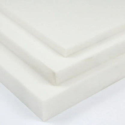 Cojín de Silla de Espuma, Blanco y Cuadrado