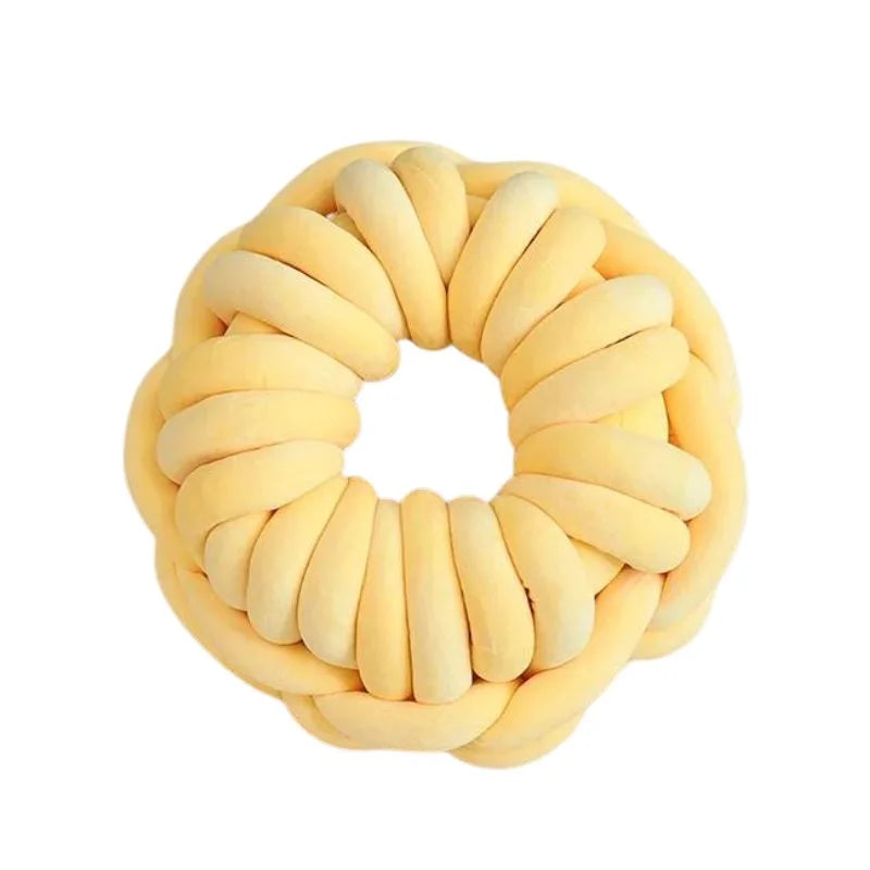 Cojín nudo grueso en forma de anillo