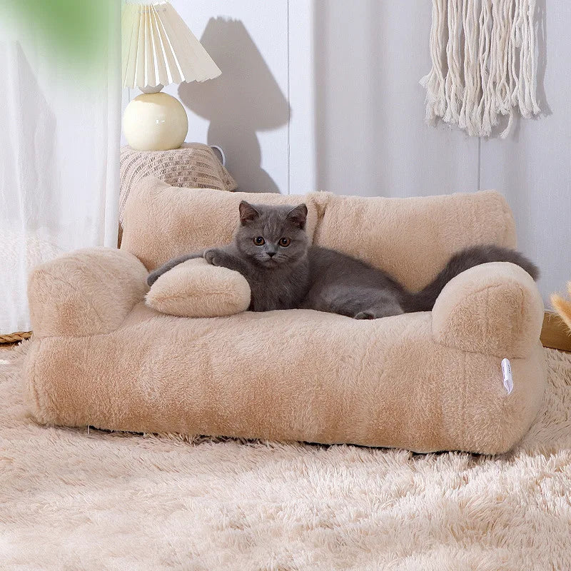 Cojín para Gato Súper Suave en Forma de Sofá