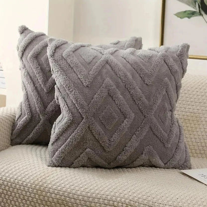 Fundas de cojín decorativas de lana sintética
